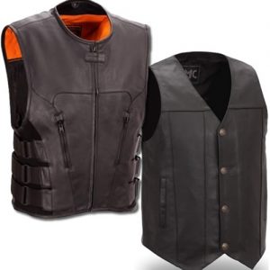 Leather Motorcycle Vests